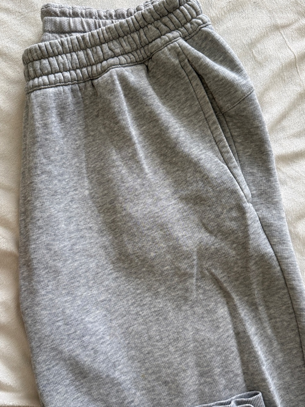 adidas Gray Logo Sweat Joggers - Picture 2 of 7